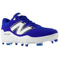 New Balance Mens 3000V7 Molded Baseball Cleats, Royal/White