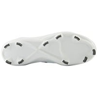 New Balance Mens 3000V7 Molded Baseball Cleats, White/Black