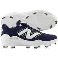 New Balance Mens 3000V7 Molded Baseball Cleats, Navy/White