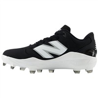 New Balance Men's 3000V7 Synthetic Molded Baseball Cleats, Black/White