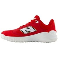 New Balance Mens 3000V7 Baseball Turfs, Red/White