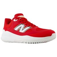 New Balance Mens 3000V7 Baseball Turfs, Red/White