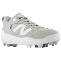 New Balance Youth 3000V7 Molded Baseball Cleats, Light Blue/White