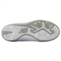 New Balance Youth 3000V7 Molded Baseball Cleats, White/Black