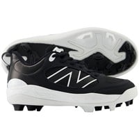 New Balance Youth 3000V7 Molded Baseball Cleats, Black/White