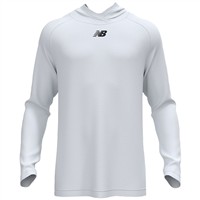 New Balance Men's Athletics Baseball Hoodie, White