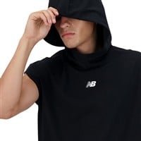 New Balance Men's BP Sleeveless Lightweight Baseball Hoodie, Black