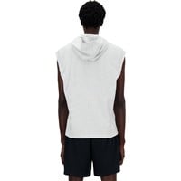 New Balance Men's BP Sleeveless Lightweight Baseball Hoodie, White