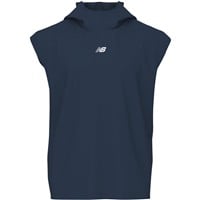 New Balance Men's BP Sleeveless Lightweight Baseball Hoodie, Navy