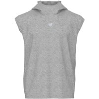 New Balance Men's BP Sleeveless Lightweight Baseball Hoodie, White