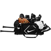 NIKE Diamond Duffle Bat Bag, Black/White