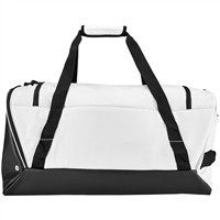 NIKE Diamond Duffle Bat Bag, White/Black