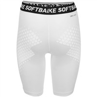 NIKE Women's Dri-Fit Softball Sliding Shorts, White