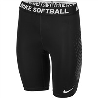 NIKE Women's Dri-Fit Softball Sliding Shorts, Black