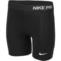 NIKE Women's Pro Softball Sliding Shorts, Black/White