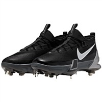 NIKE Men's Force Zoom Trout 9 Elite Metal Baseball Cleats, Black/Silver