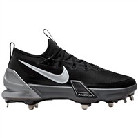 NIKE Men's Force Zoom Trout 9 Elite Metal Baseball Cleats, Black/Silver