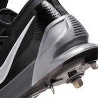 NIKE Men's Force Zoom Trout 9 Elite Metal Baseball Cleats, Black/Silver