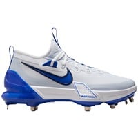 NIKE Men's Force Zoom Trout 9 Elite Metal Baseball Cleats, White/Navy