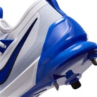 NIKE Men's Force Zoom Trout 9 Elite Metal Baseball Cleats, White/Navy
