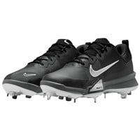 NIKE Men's Force Zoom Trout 9 Pro Metal Baseball Cleats, Black/Silver