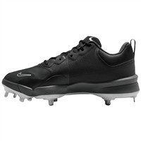 NIKE Men's Force Zoom Trout 9 Pro Metal Baseball Cleats, Black/Silver