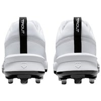 NIKE Men's Force Zoom Trout 9 Pro Metal Baseball Cleats, White/Black