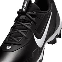 NIKE Men's Force Trout 9 Keystone Molded Baseball Cleats, Black/Silver
