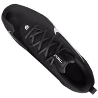 NIKE Men's Force Trout 9 Keystone Molded Baseball Cleats, Black/Silver