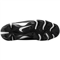 NIKE Youth Force Trout 9 Keystone Molded Baseball Cleats, Black/Silver