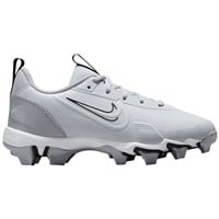 NIKE Youth Force Trout 9 Keystone Molded Baseball Cleats, Grey/White