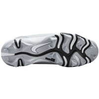 NIKE Youth Force Trout 9 Keystone Molded Baseball Cleats, Grey/White
