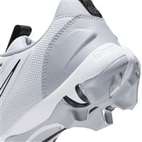 NIKE Youth Force Trout 9 Keystone Molded Baseball Cleats, Grey/White