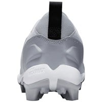NIKE Youth Force Trout 9 Keystone Molded Baseball Cleats, Grey/White