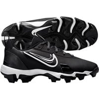 NIKE Youth Force Trout 9 Keystone Molded Baseball Cleats, Black/Silver