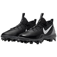 NIKE Men's Force Zoom Trout 9 Elite MCS Molded Baseball Cleats, Black/Silver