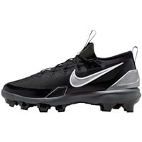 NIKE Men's Force Zoom Trout 9 Elite MCS Molded Baseball Cleats, Black/Silver