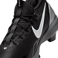 NIKE Men's Force Zoom Trout 9 Elite MCS Molded Baseball Cleats, Black/Silver