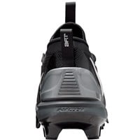 NIKE Men's Force Zoom Trout 9 Elite MCS Molded Baseball Cleats, Black/Silver