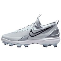 NIKE Men's Force Zoom Trout 9 Elite MCS Molded Baseball Cleats, Grey/White