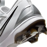 NIKE Men's Force Zoom Trout 9 Elite MCS Molded Baseball Cleats, White/Silver