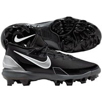 NIKE Men's Force Zoom Trout 9 Elite MCS Molded Baseball Cleats, Black/Silver