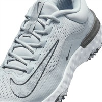 NIKE Women's Alpha Huarache Elite 4 Softball Fastpitch Turf Shoes, Grey/White