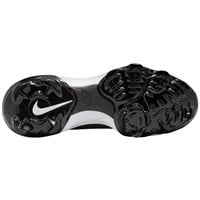 NIKE Youth Force Trout 9 Pro MCS Molded Baseball Cleats, Black/White