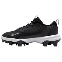 NIKE Youth Force Trout 9 Pro MCS Molded Baseball Cleats, Black/White