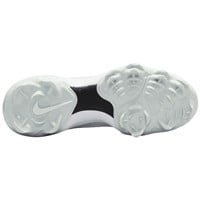 NIKE Youth Force Trout 9 Pro MCS Molded Baseball Cleats, White/Black