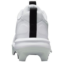 NIKE Youth Force Trout 9 Pro MCS Molded Baseball Cleats, White/Black