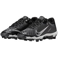 NIKE Youth Hyperdiamond 4 Keystone Molded Cleats, Black/Grey