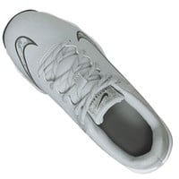 NIKE Youth Hyperdiamond 4 Keystone Molded Cleats, Grey/White