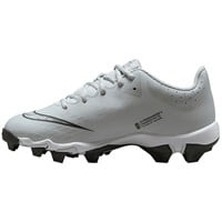 NIKE Youth Hyperdiamond 4 Keystone Molded Cleats, Grey/White